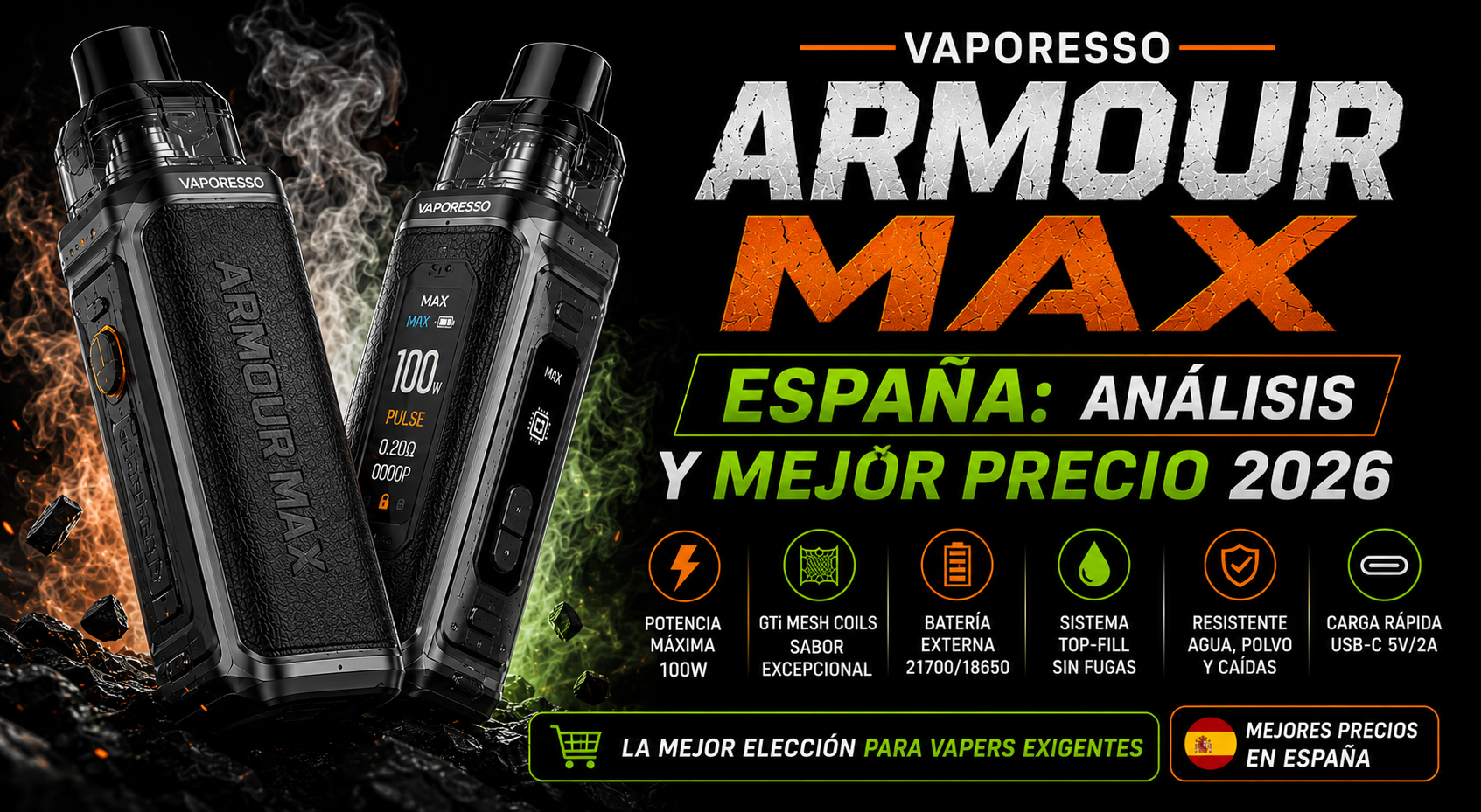Vaporesso Armour Max España